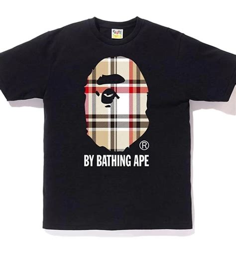 bathing ape Burberry